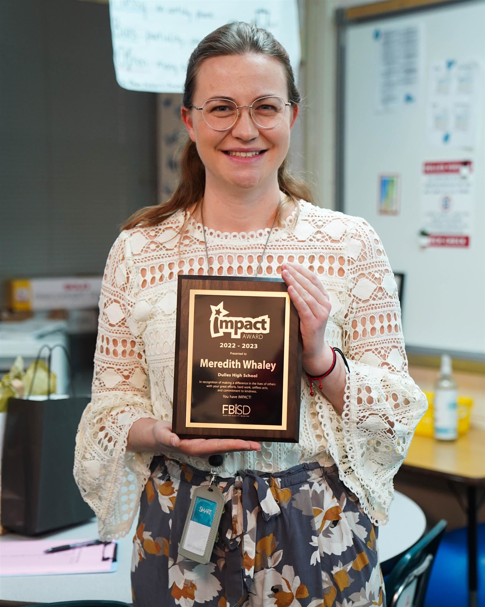 March 2023 Impact Award Winner Meredith Whaley